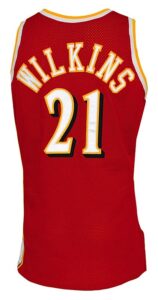 1992-1993 Dominique Wilkins Atlanta Hawks Game-Used Road Jersey