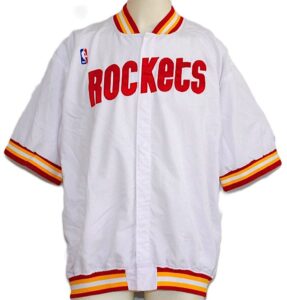 1992-1993 Hakeem Olajuwon Houston Rockets Worn Warm-Up Jacket