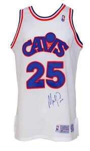 1992-1993 Mark Price Cleveland Cavaliers Game-Used & Autographed Home Jersey