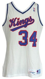 1992-1993 Randy Brown and 1990-91 Bill Wennington Sacramento Kings Game-Used Home Jerseys