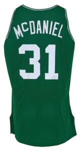 1992-1993 Xavier McDaniel Boston Celtics Game-Used Road Jersey