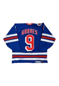 1992-93 Adam Graves NY Rangers Game-Used Jersey