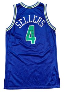 1992-93 Brad Sellers Minnesota Timberwolves Game-Used Jersey