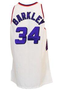 1992-93 Charles Barkley Phoenix Suns Game-Used & Autographed Home Jersey