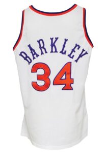 1992-93 Charles Barkley Phoenix Suns Game-Used Turn Back The Clock Home Jersey