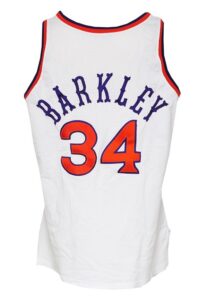 1992-93 Charles Barkley Phoenix Suns TBTC Game-Used Home Jersey