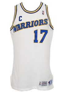 1992-93 Chris Mullin Golden State Warriors Game-Used Jersey