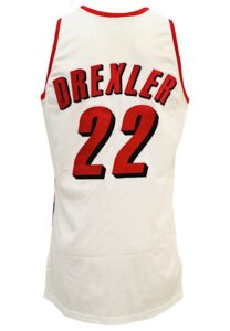 1992-93 Clyde Drexler Portland Trail Blazers Game-Used Jersey