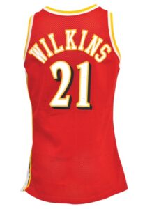 1992-93 Dominique Wilkins Atlanta Hawks Game-Used Road Jersey 