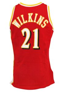 1992-93 Dominique Wilkins Atlanta Hawks Game-Used Road Uniform