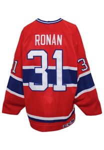 1992-93 Ed Ronan Montreal Canadiens Game-Used Jersey