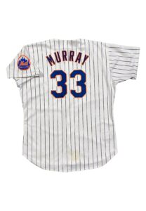 1992-93 Eddie Murray NY Mets Game-Used Home Jersey