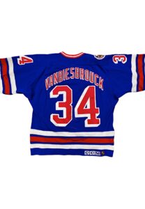 1992-93 John Vanbiesbrouck NY Rangers Game-Used Jersey