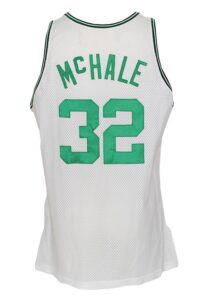 1992-93 Kevin McHale Boston Celtics Game-Used & Autographed Home Jersey