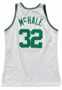 1992-93 Kevin McHale Boston Celtics Game-Used & Autographed Jersey