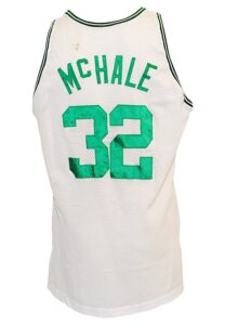 1992-93 Kevin McHale Boston Celtics Game-Used & Autographed Jersey