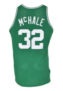 1992-93 Kevin McHale Boston Celtics Game-Used & Autographed Road Jersey