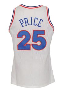 1992-93 Mark Price Cleveland Cavaliers Game-Used Home Jersey 