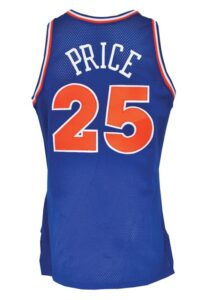 1992-93 Mark Price Cleveland Cavaliers Game-Used Road Uniform