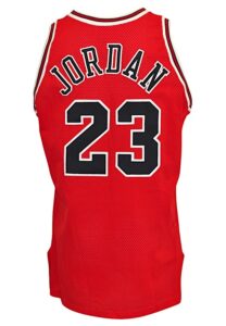 1992-93 Michael Jordan Chicago Bulls Autographed Pro Cut Road Jersey