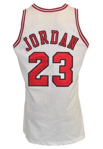 1992-93 Michael Jordan Chicago Bulls Game-Used Home Jersey