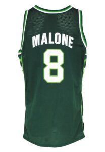 1992-93 Moses Malone Milwaukee Bucks Game-Used & Autographed Road Jersey