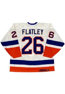 1992-93 Pat Flatley NY Islanders Game-Used Jersey