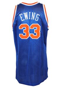 1992-93 Patrick Ewing New York Knicks Game-Used Road Jersey