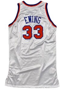 1992-93 Patrick Ewing NY Knicks Game-Used Home Jersey