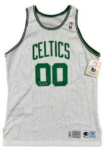 1992-93 Robert Parish Boston Celtics Autographed Pro-Cut Jersey