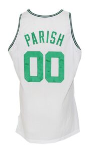 1992-93 Robert Parish Boston Celtics Game-Used & Autographed Home Jersey