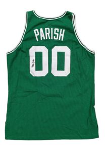 1992-93 Robert Parish Boston Celtics Game-Used & Signed Jersey