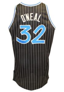 1992-93 Shaquille O’Neal Orlando Magic Game-Used Rookie Road Jersey