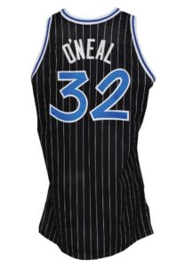 1992-93 Shaquille O’Neal Orlando Magic Game-Used Rookie Road Jersey