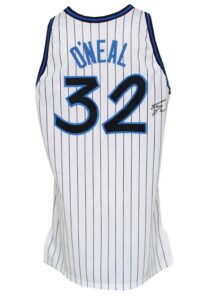 1992-93 Shaquille O’Neal Rookie Orlando Magic Game-Used & Autographed Home Uniform