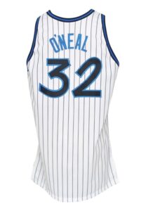 1992-93 Shaquille O’Neal Rookie Orlando Magic Game-Used Home Jersey 