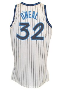 1992-93 Shaquille O’Neal Rookie Orlando Magic Game-Used Jersey (RoY Season)