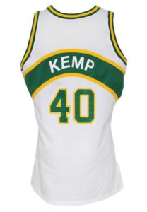 1992-93 Shawn Kemp Seattle SuperSonics Game-Used & Autographed Home Jersey