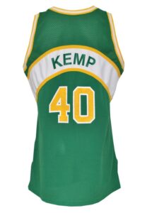 1992-93 Shawn Kemp Seattle SuperSonics Game-Used Road Jersey 