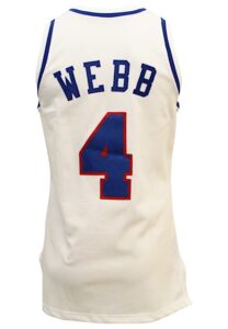 1992-93 Spud Webb Sacramento Kings Game-Used Jersey