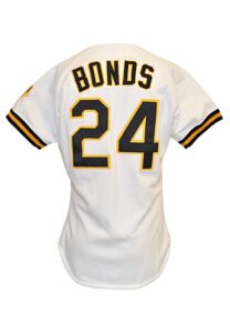 1992 Barry Bonds Pittsburgh Pirates Game-Used Home Jersey