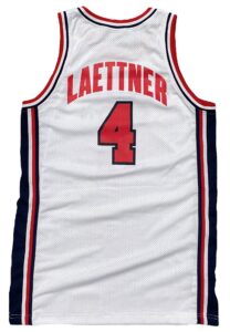 1992 Christian Laettner United States Olympics “Dream Team” Game-Used Jersey