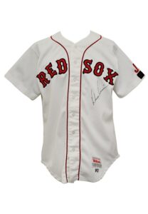 1992 Danny Darwin Boston Red Sox Game-Used & Autographed Home Jersey