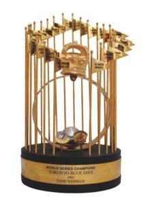 1992 Dave Winfield Toronto Blue Jays World Series Trophy