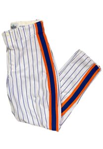 1992 Doc Gooden NY Mets Game-Used Home Pants