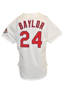 1992 Don Baylor St. Louis Cardinals Coaches-Worn Home Jersey