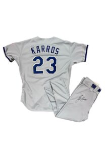 1992 Eric Karros LA Dodgers Game-Used & Autographed Rookie Uniform