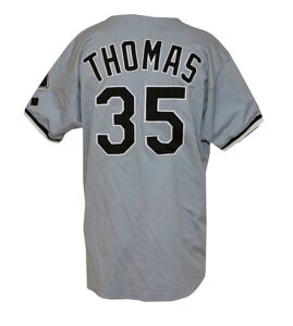 1992 Frank Thomas Chicago White Sox Game-Used Road Jersey