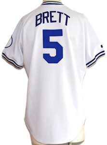 1992 George Brett Kansas City Royals Game-Used Home Jersey