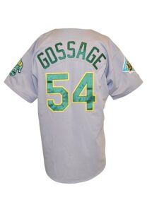 1992 Goose Gossage Oakland Athletics Game-Used Road Jersey